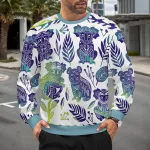 Свитер мужской с круглым вырезом Abstract Seamless Pattern Design HLSDFRES - фото 2