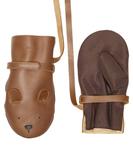 Kapi Bear кожаные варежки Donsje, Cognac Classic Leather - фото 3