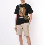 Футболка A Bathing Ape Ape Head Tee' Black Brown' - фото 2