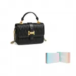 Narandu Кожаная сумка через плечо, Midnight Black Style B - фото