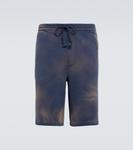Хлопковые джерси шорты Loewe, Washed Indigo - фото