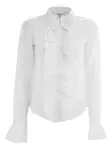 Рубашка с оборками FRAME, белый - фото 3