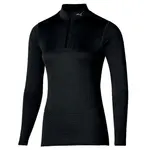 Базовый слой Mizuno Mid Weight long sleeve, черный - фото