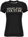Футболка с декором Versace Jeans Couture, черный - фото
