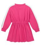 Платье-толстовка из хлопка Palm Angels, розовый - фото 4