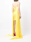Платье с драпировкой Alex Perry, желтый - фото 4