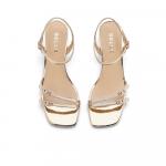 Сандалии женские Belle, серебряный - фото 3