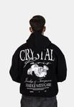 Худи CRYSTAL PARIS DIAS, Black/Black Denim - фото