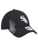 Мужская черная кепка Chicago White Sox Active Dash Mark 39THIRTY Flex Hat New Era, черный - фото 3