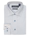 Мужская рубашка Connected Square Modern-Fit Nick Graham, White - фото