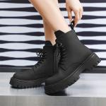 Крутой экипаж Мартин Ботинок 5 см Унисекс Дункол, черный с флисовой подкладкой - фото 8