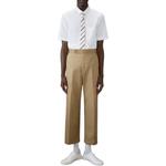 Поплин рубашка с круглым подолом THOM BROWNE, белый - фото 6