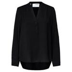 Футболка с длинным рукавом Selected Mivia, черный - фото