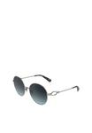 Солнцезащитные очки Longchamp Sunglasses, Silver Gradient Blue/Silver-Coloured - фото