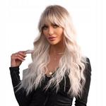 Светло-русый парик с платиновыми волнами + шапочка для парика, inna - фото