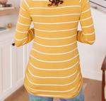 Топ Sailing Stripes желтого цвета Hailey & Co - фото 3