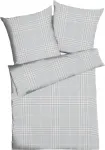 Постельное белье Biber Pure 155x220 см + 80x80 см серебро Kaeppel - фото 2