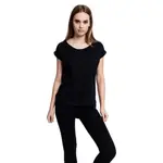 Футболка Urban Classics Long Back Shaped Slub, черный - фото