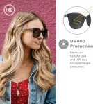 Очки Knockaround - Deja Views, Black on Black / Smoke - фото 3