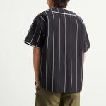 Полосатая бейсбольная рубашка Wtaps, синий - фото 3