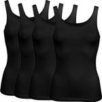 Майка Erwin Müller 4er Pack, черный - фото