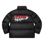 Куртка x yohji yamamoto down jacket 'black white red' Supreme, черный - фото 2