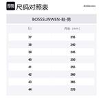 Мужские черные туфли BOSSSUNWEN - фото 9