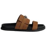 Шлепанцы мужские Hermes, коричневый - фото 2