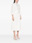 NISSA платье миди с кружевом, белый - фото 3
