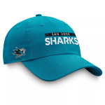 Мужская темно-бирюзовая бейсболка Fanatics San Jose Sharks Authentic Pro Rink с регулируемой головкой - фото