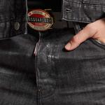 DSQUARED 2 Dsquared2 Slim Fit Distressed Cropped Jeans - фото 7