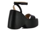 Босоножки Narcissus на танкетке Yuu Jou, черный - фото 3