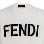 Свитер мужской белый FENDI - фото 7