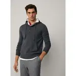 Вязаный худи Hackett Heritage, серый - фото 8