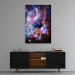 Картина на холсте Hustling Sharks DER FREIE FALL, синий - фото 3