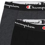 Трусы-боксеры Champion, черный/серый - фото 2