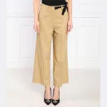 Брюки свободного кроя Marella, бежевый - фото