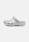 Тапочки Classic Glitter Crocs, цвет silver - фото