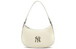 Сумка-хобо Embo Monogram New York Yankees MLB в кремово-белом цвете - фото