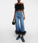 Лоферы из денима с логотипом Miu Miu, Denim - фото 2