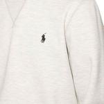 Свитшот с вышитым логотипом Polo Ralph Lauren, серо-белый - фото 9