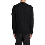 Свитер мужской черный Stone Island, черный - фото 3