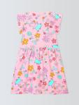 Детское платье с цветочным принтом из хлопка Peppa Pig, Pink - фото 6