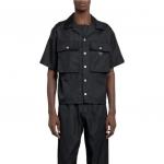 Рубашка мужская Prada с карманами, черный - фото 3