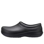 Кроссовки Crocs On The Clock Work Slip On 'Black' - фото