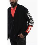 Черный шерстяной кардиган Diesel, Black - фото 3