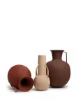 Набор Roman из трех ваз Polspotten, коричневый - фото 4