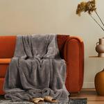Мягкое одеяло Paco Home Utrecht, антрацит - 150 х 200 см - фото 2