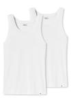 Майка Schiesser/Tanktop Long Life Cotton, белый - фото