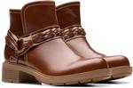 Женские ботильоны Clarks Hearth Kaylie, Tan Leather - фото 5